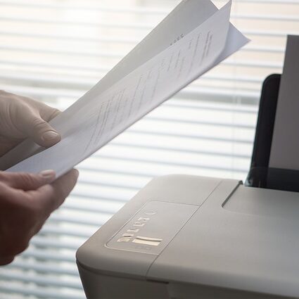 Paperwork Man Print Printing Printer Job Working